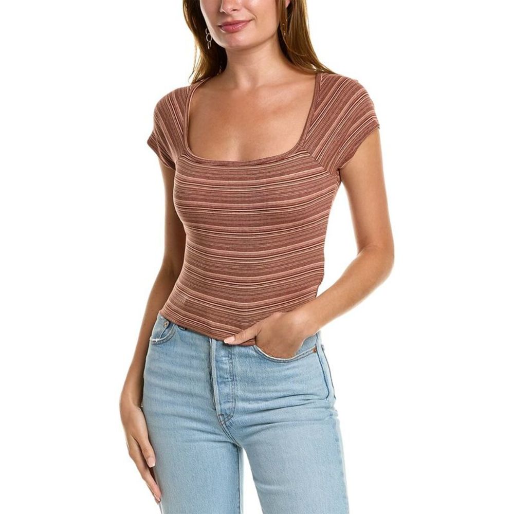 Madewell | Striped Square-Neck Tee
